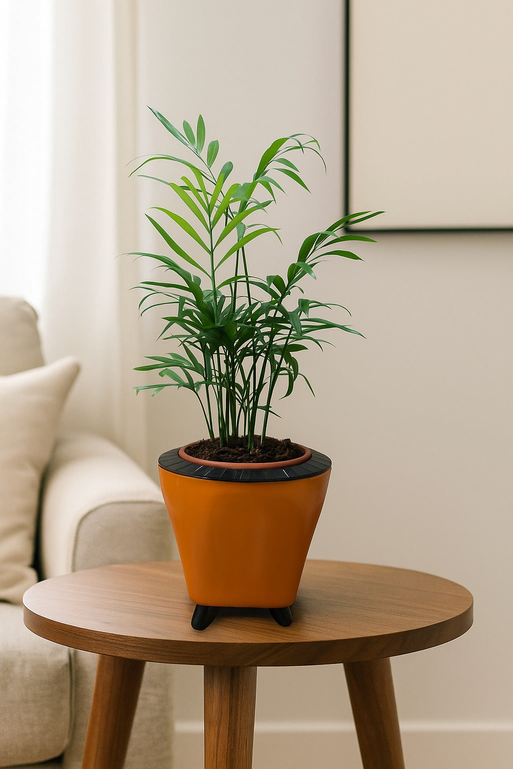 Troof Areca   Palm   Air   Purifier   Live   Plant   with   Self-Watering   Decorative   Pot