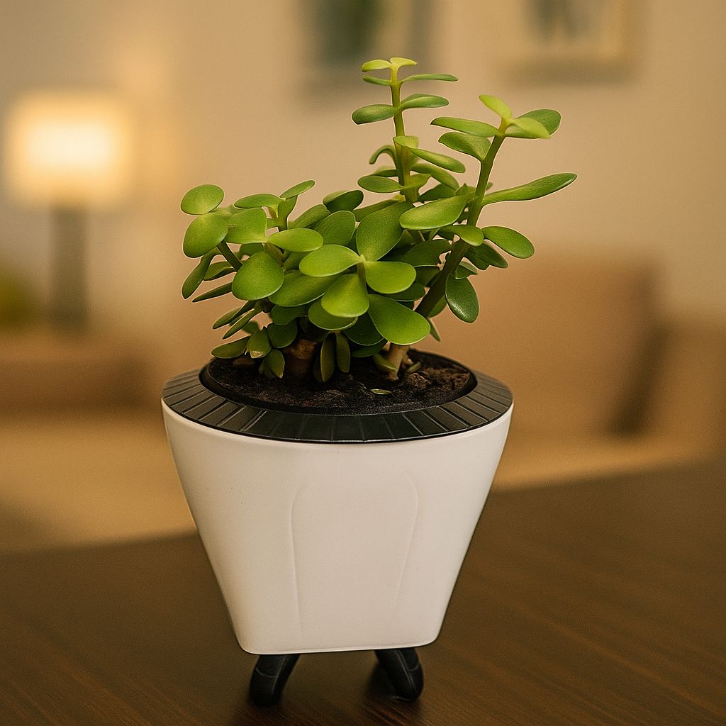 Troof  Good   Luck   Jade   Plant   with   Self-Watering   Decorative   Pot