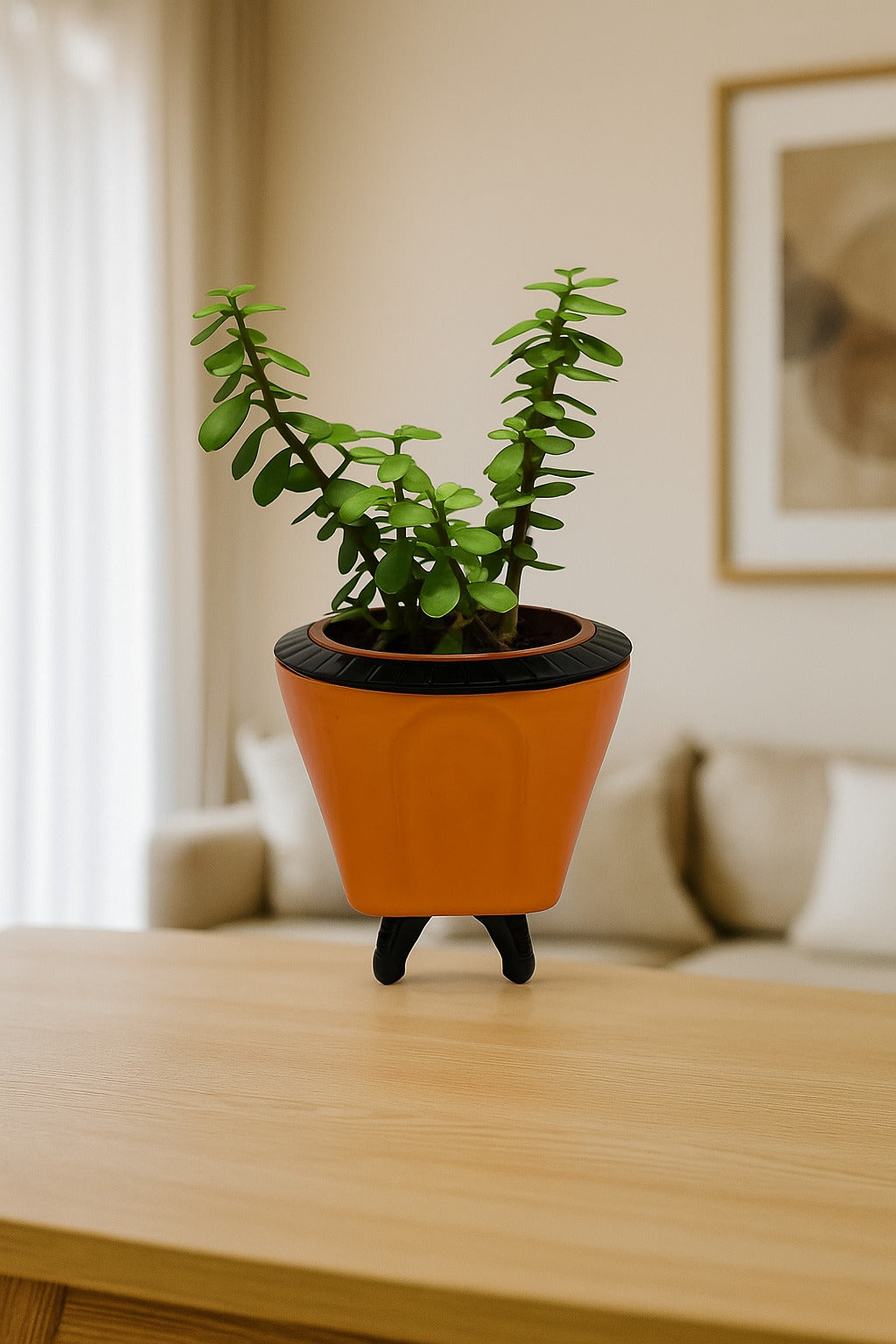 Troof  Good   Luck   Jade   Plant   with   Self-Watering   Decorative   Pot